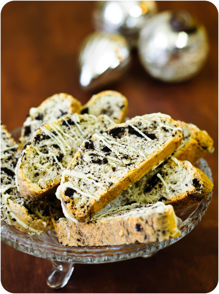 Rezeptbild: Oreo-Biscotti mit weißer Schokolade