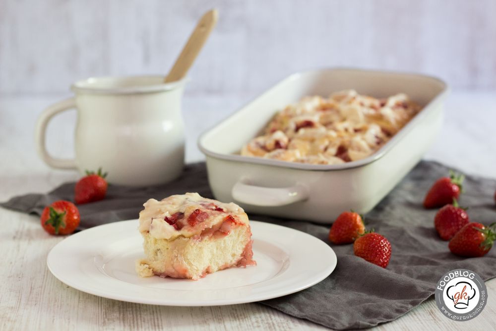 Rezeptbild: Erdbeerschnecken