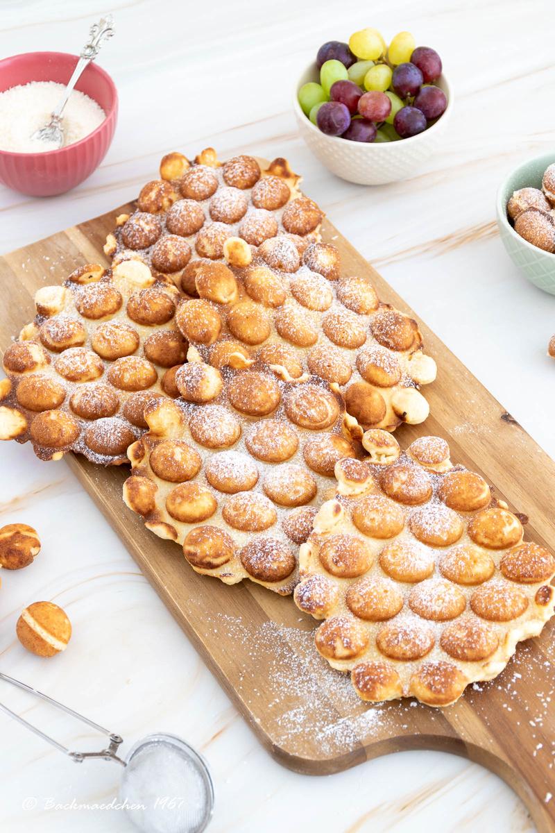 Rezeptbild: Kokos Bubble Waffeln
