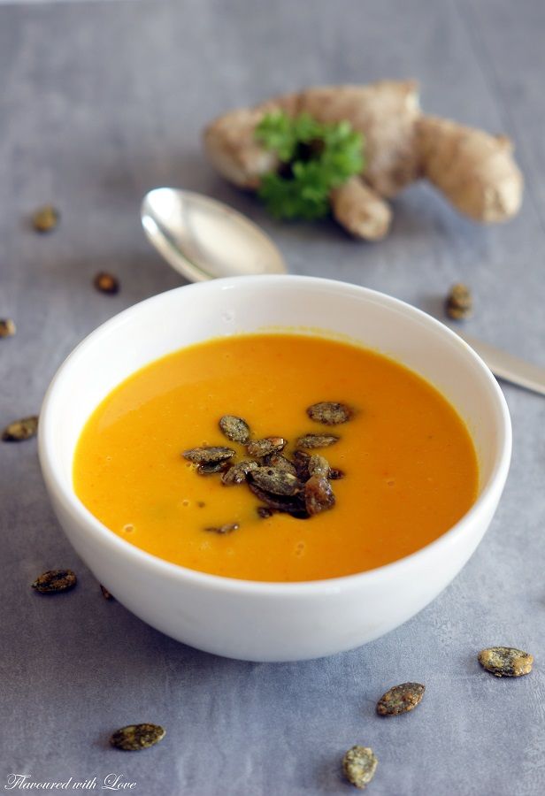 Rezeptbild: Ingwer-Kürbissuppe