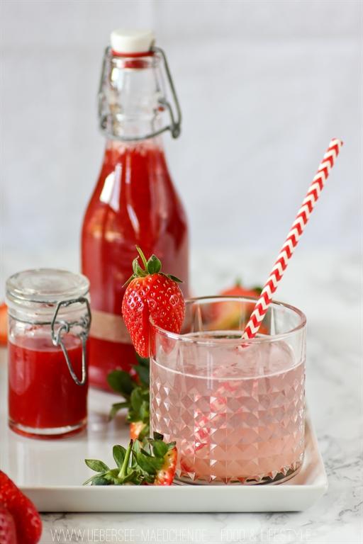 Rezeptbild: Erdbeer-Sirup