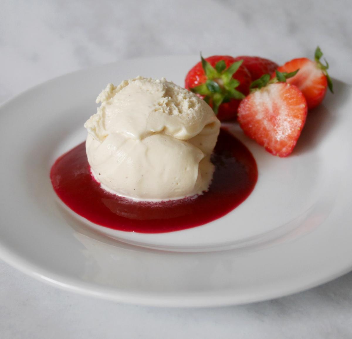 Rezeptbild: Vanille-Eis wie in der Eisdiele