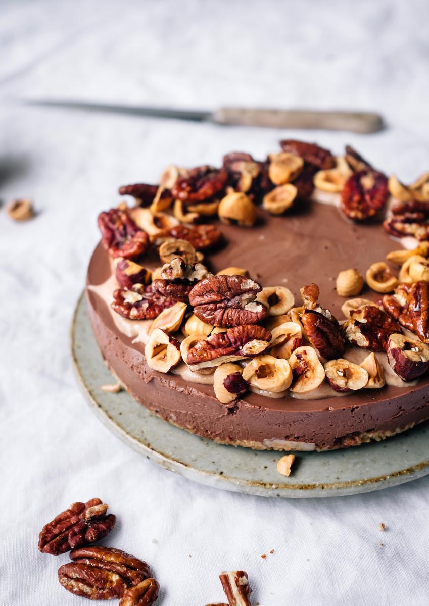 Rezeptbild: Raw Chocolate Cake - vegan und gesund