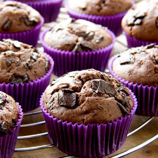 Rezeptbild: Chocolate Chunk Muffins