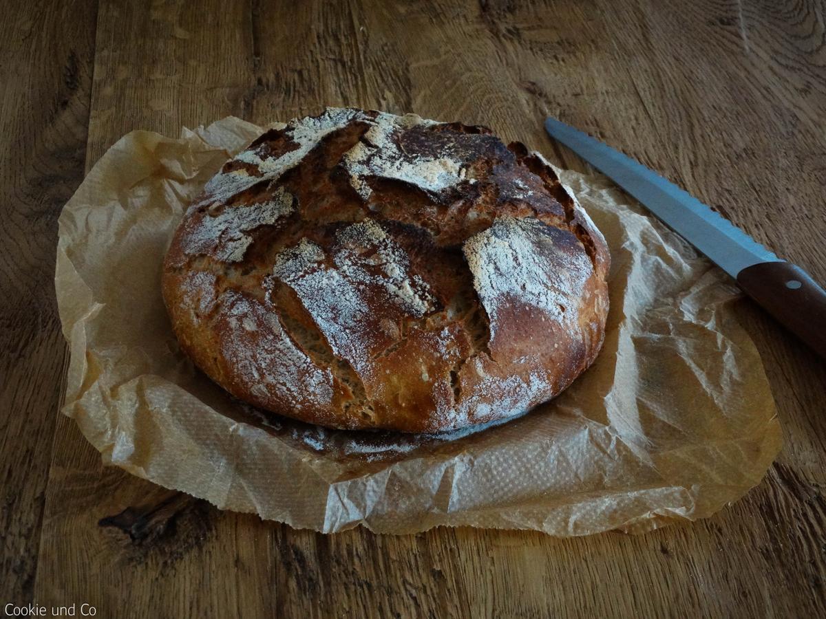 Rezeptbild: No knead Bread (mit Hefewasser)