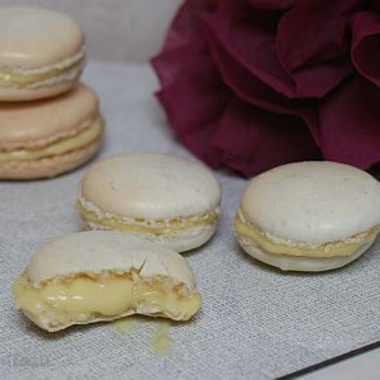 Rezeptbild: Rhabarber-Anis-Macarons