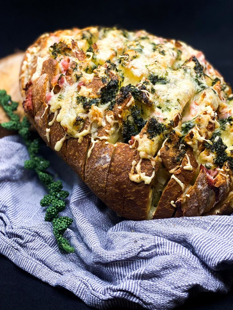 Rezeptbild: Bacon - Käse Partybrot