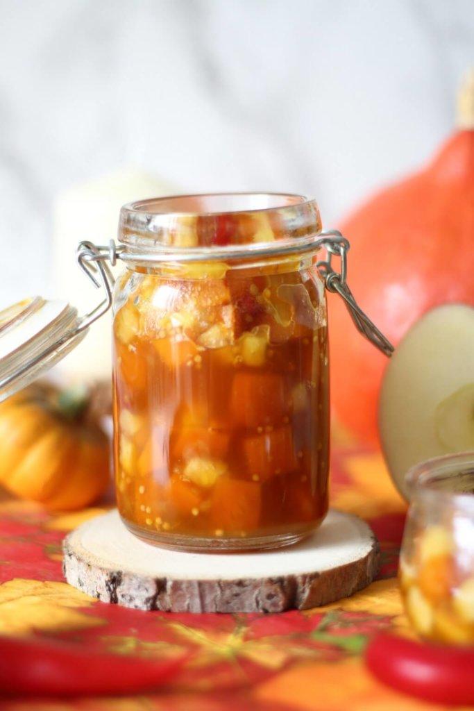 Rezeptbild: Herbstliches Kürbis-Apfel-Chutney