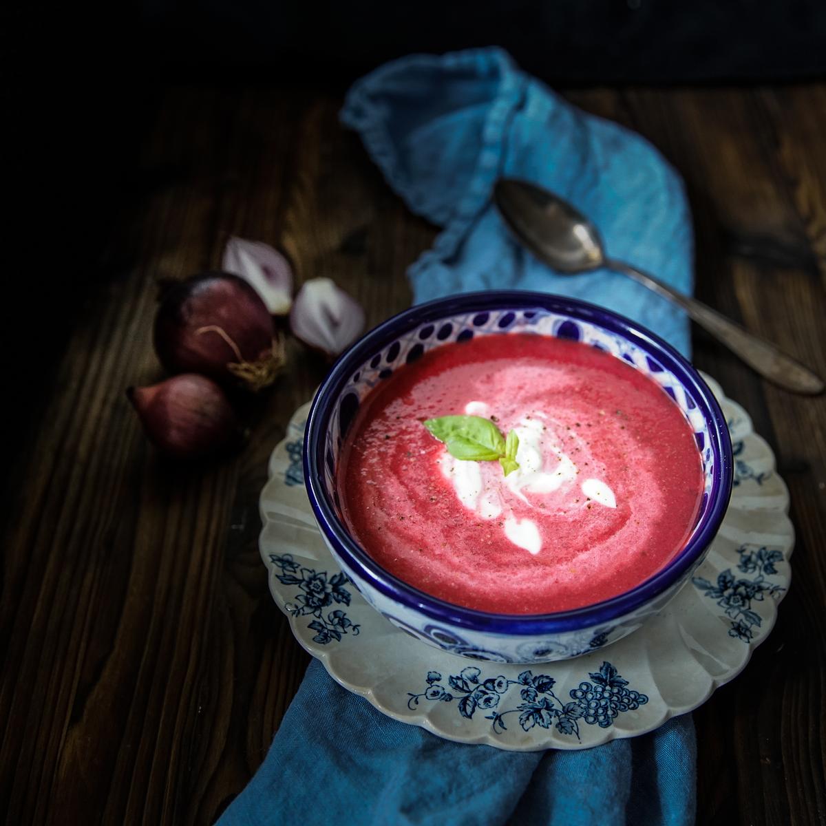 Rezeptbild: RANDENSUPPE – PINK BEAUTY OHNE ERDIGEN BEIGESCHMACK