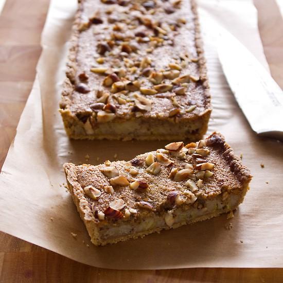 Rezeptbild: Bananen-Haselnuss-Tarte