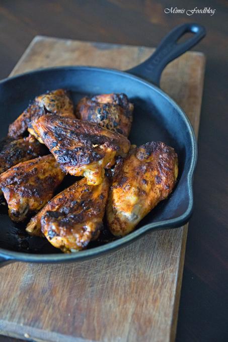 Rezeptbild: Hähnchenflügel Tandoori aus dem Backofen