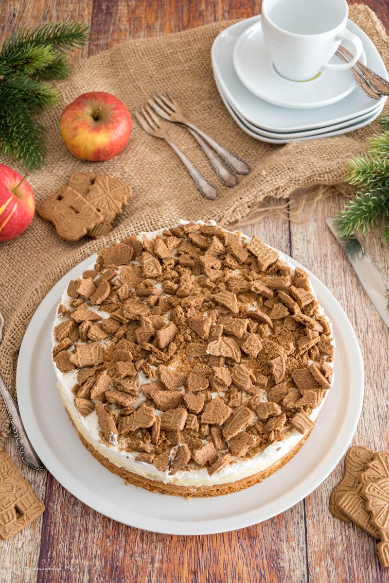 Rezeptbild: Spekulatius-Apfel Torte