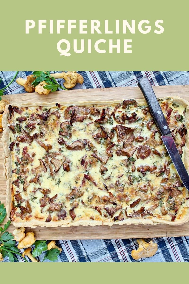 Rezeptbild: Pfifferlingsquiche