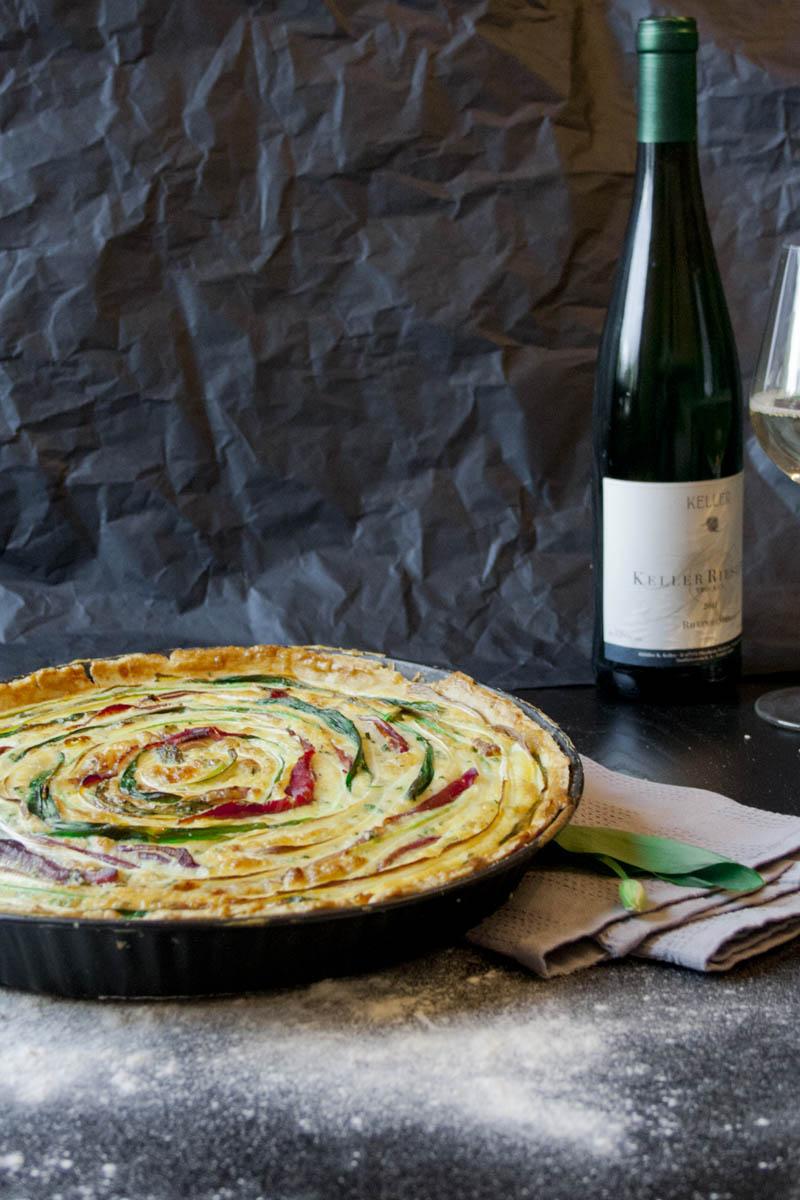 Rezeptbild: Spargel-Quiche | Quiche aux asperges
