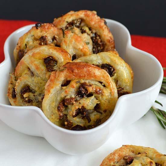 Rezeptbild: pikante Apéro Schnecken