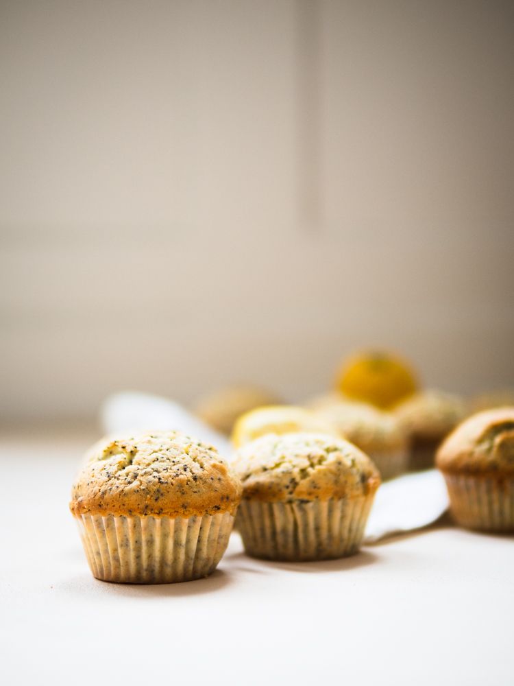 Rezeptbild: Zitronen-Mohn-Muffins nach Martha Stewart