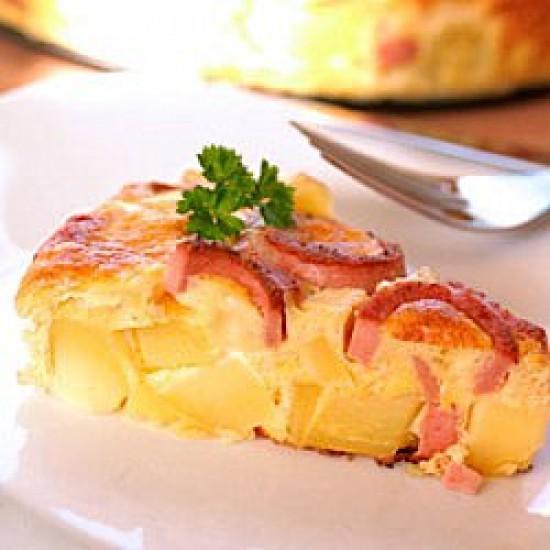 Rezeptbild: Leberkäs-Kartoffeltorte