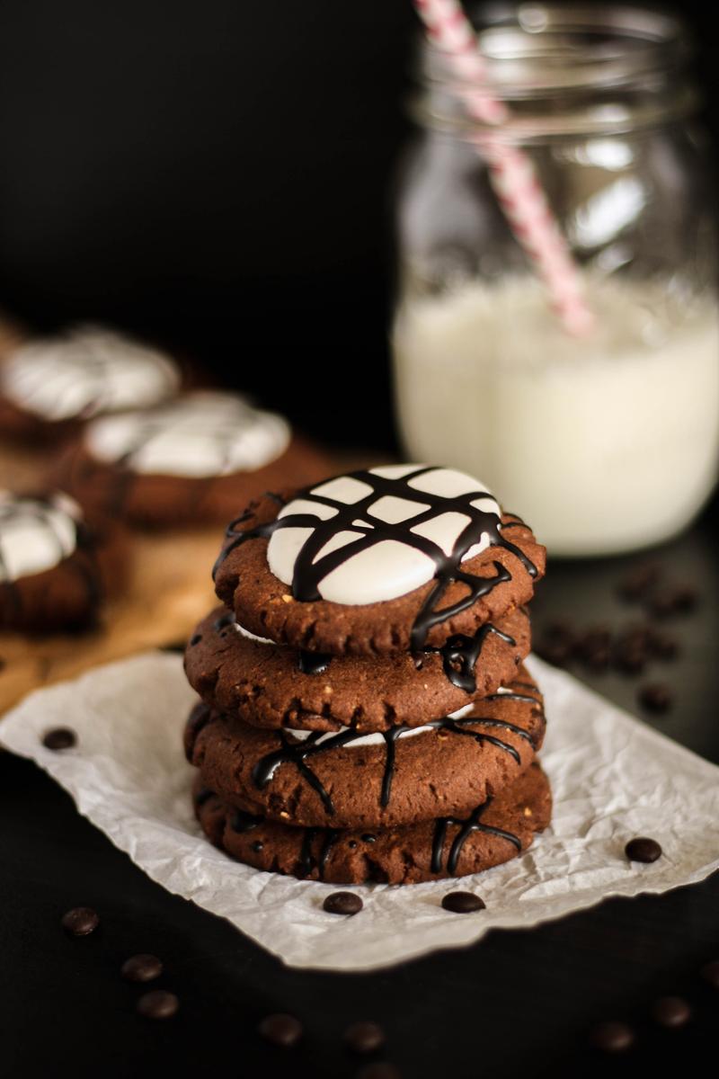 Rezeptbild: Chocolate Marshmallow Cookies