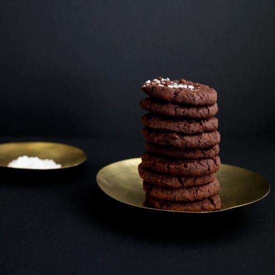 Rezeptbild: Schoko-Schock: Cookies mit einem Hauch Fleur De Sel