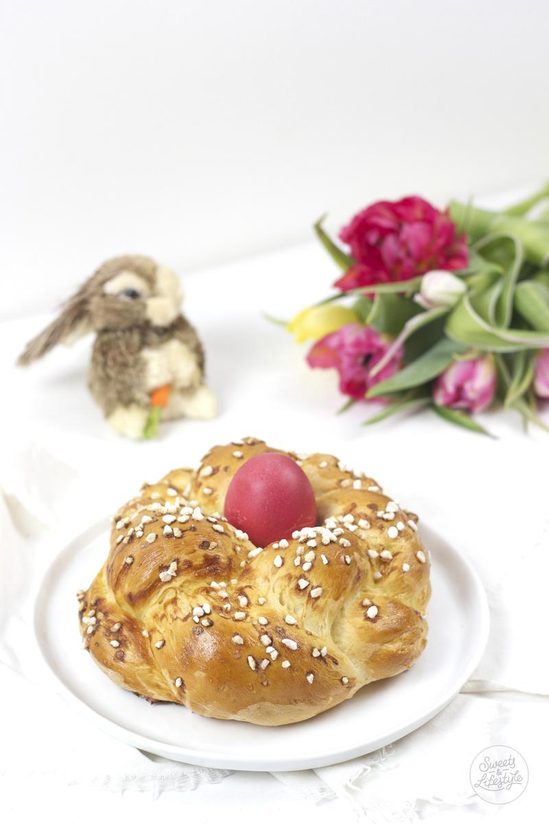Rezeptbild: Brioche Osternest