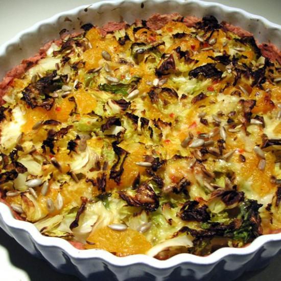 Rezeptbild: WirsingMandarinenQuiche