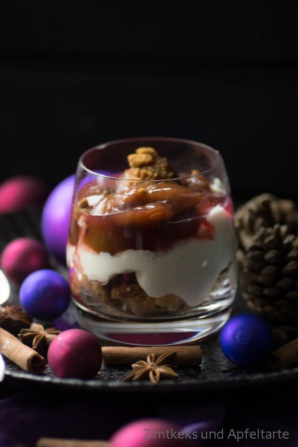 Rezeptbild: Spekulatius-Tiramisu mit Glühweinpflaumen