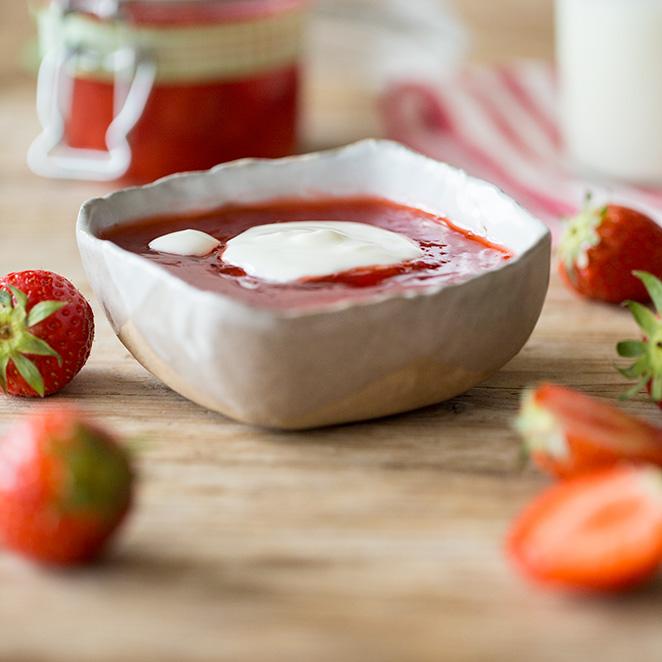 Rezeptbild: Erdbeerkompott
