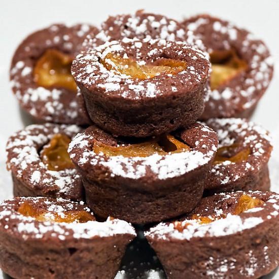Rezeptbild: Schokoladen Financiers mit Kumquats
