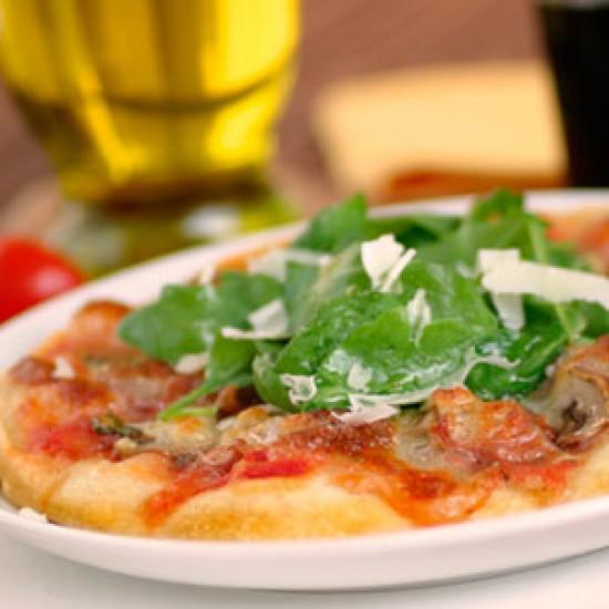 Rezeptbild: Pizza Prosciutto e Rucola