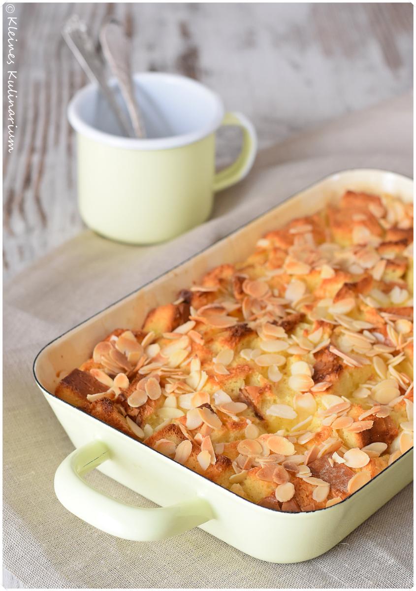 Rezeptbild: Ofenschlupfer - süßer Brotauflauf