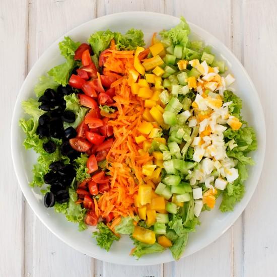 Rezeptbild: Bunt gemischter Salat