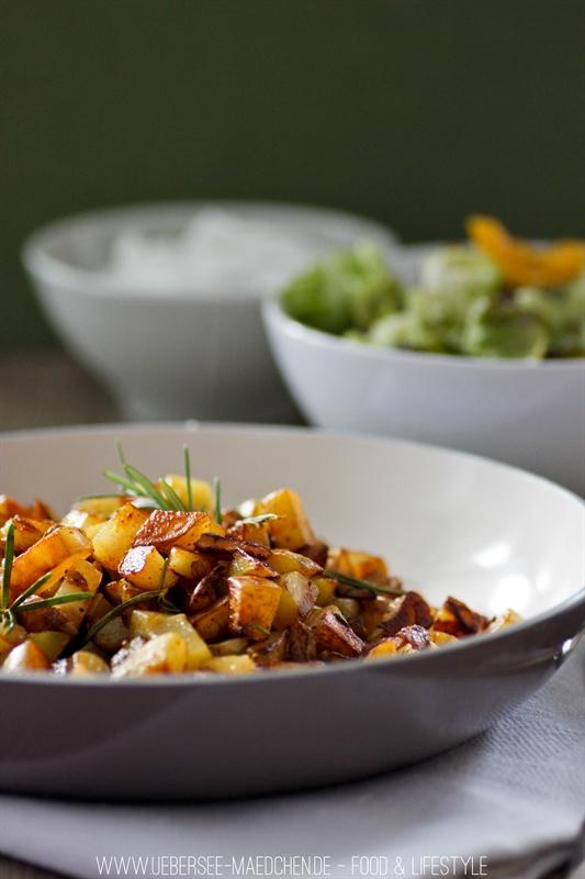 Rezeptbild: Beste schnelle Bratkartoffeln mit Rosmarin
