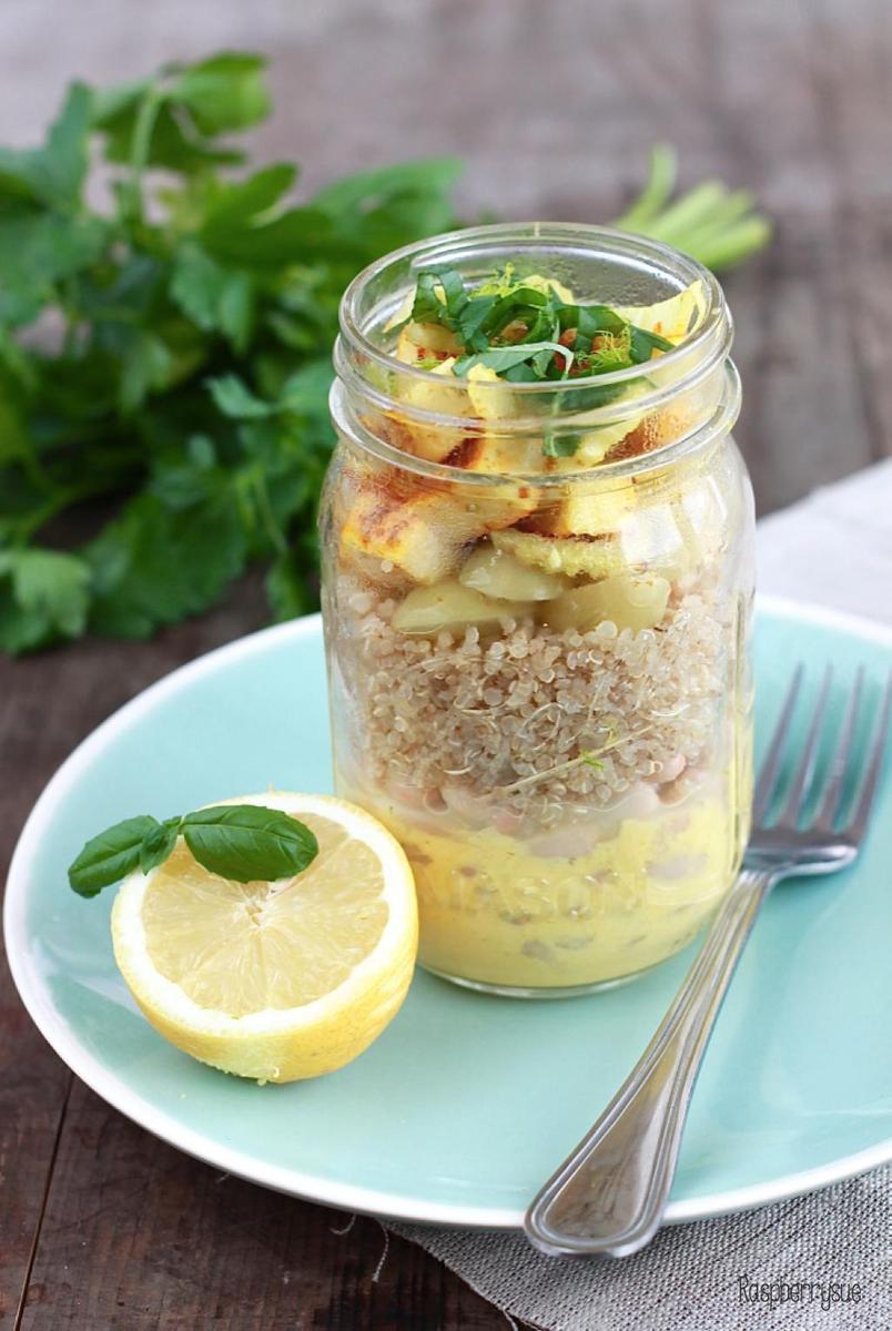 Rezeptbild: Sunshine Salad im Glas
