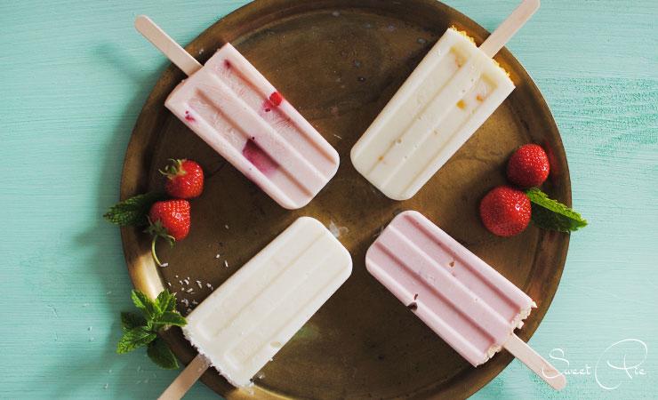 Rezeptbild: Frozen Joghurt Popsicle