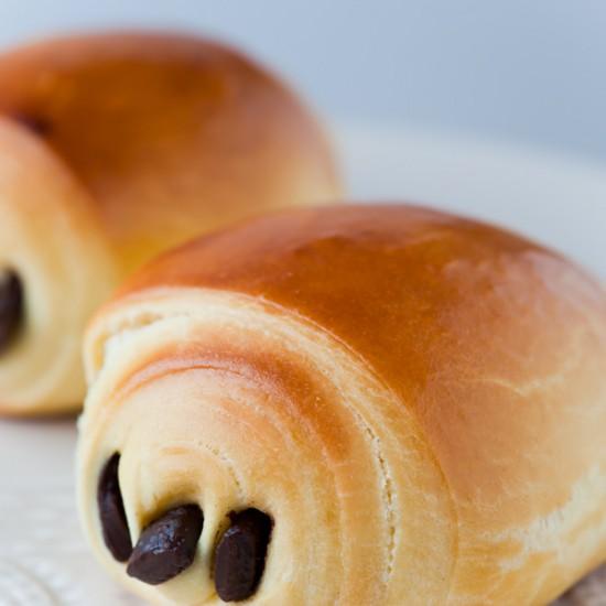 Rezeptbild: Petits pains au chocolat briochés