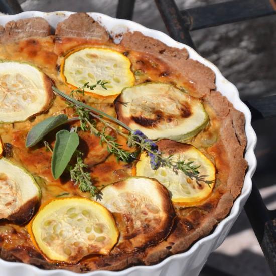 Rezeptbild: Zucchini-Tarte