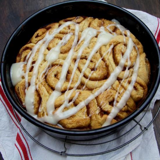 Rezeptbild: Kuerbis-Zimt Schnecken