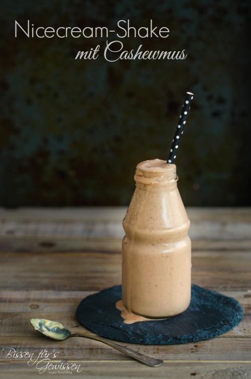 Rezeptbild: Nicecream Shake mit Cashewmus