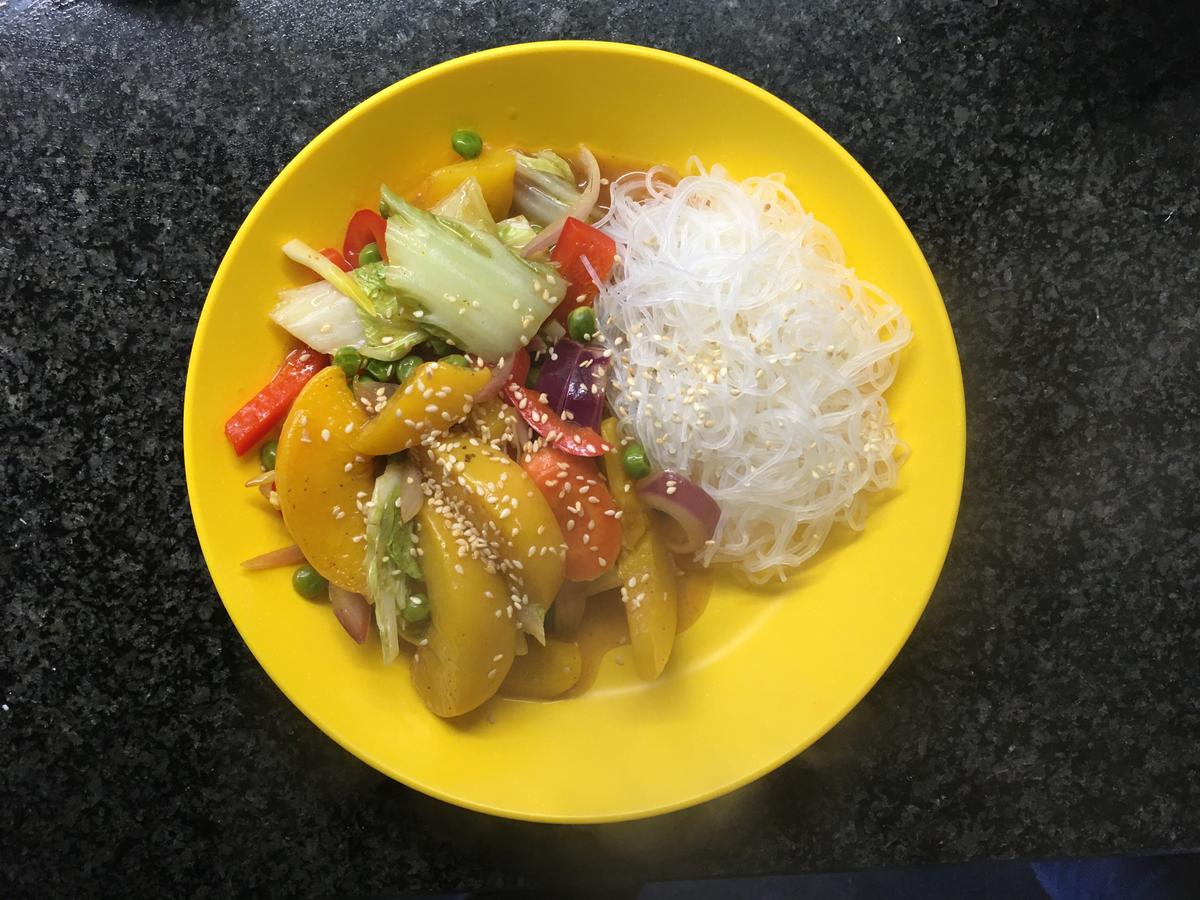 Rezeptbild: Süßsaures Wokgemüse