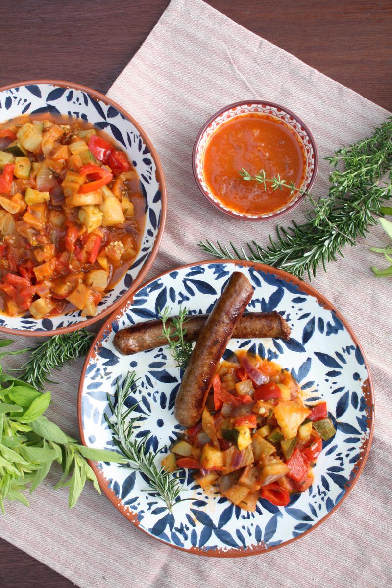 Rezeptbild: Ratatouille mit Merguez