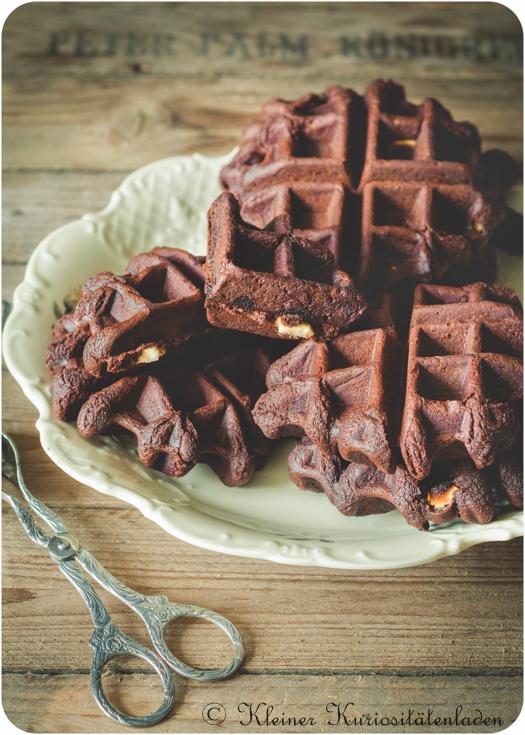 Rezeptbild: Triple Chocolate Brownie Waffeln