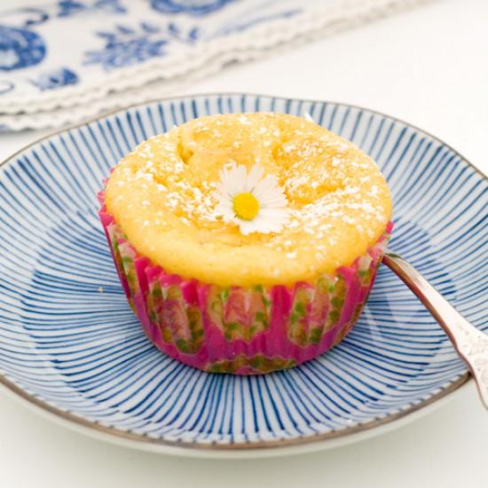 Rezeptbild: Rhabarber Käsekuchen Muffins
