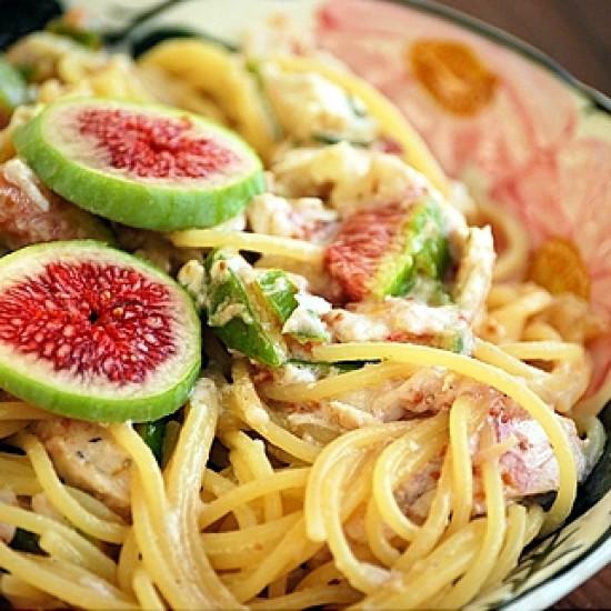 Rezeptbild: Spaghetti mit Feigen No2