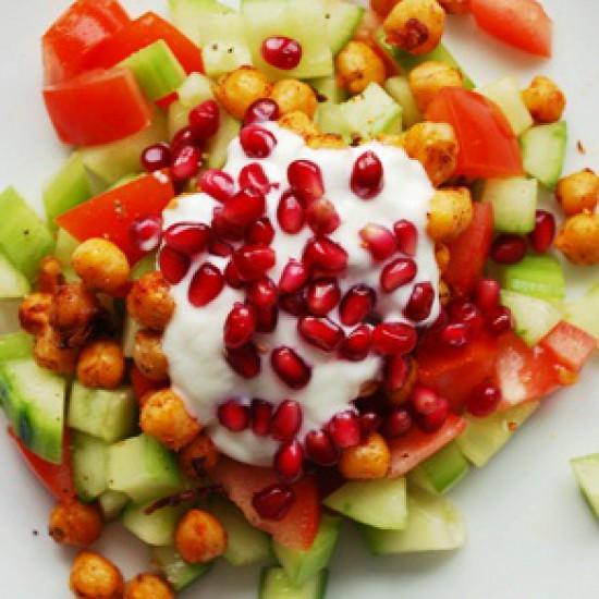 Rezeptbild: Indischer Kichererbsensalat