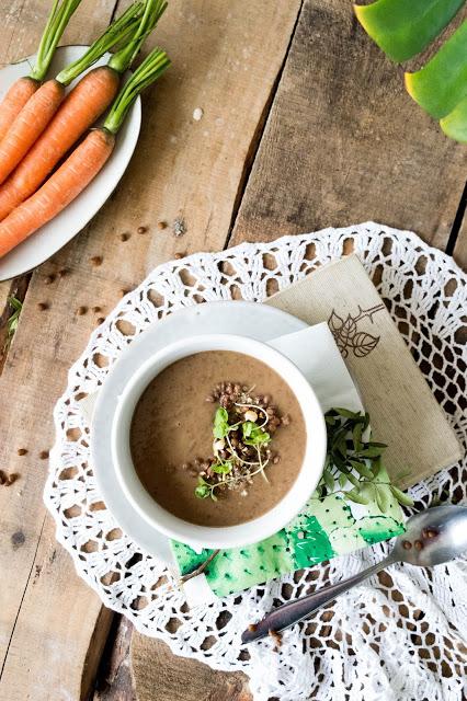 Rezeptbild: vegane Linsensuppe