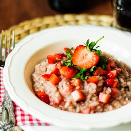 Rezeptbild: Erdbeerrisotto