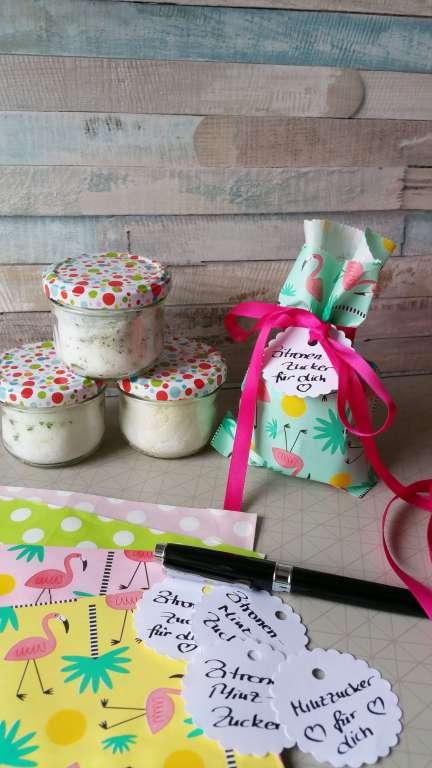 Rezeptbild: selbst gemachte Geschenke: aromatisierter Zucker