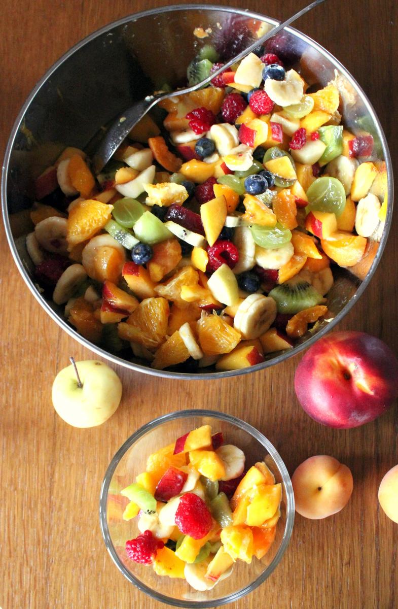 Rezeptbild: Fruchtsalat mit "Kick"
