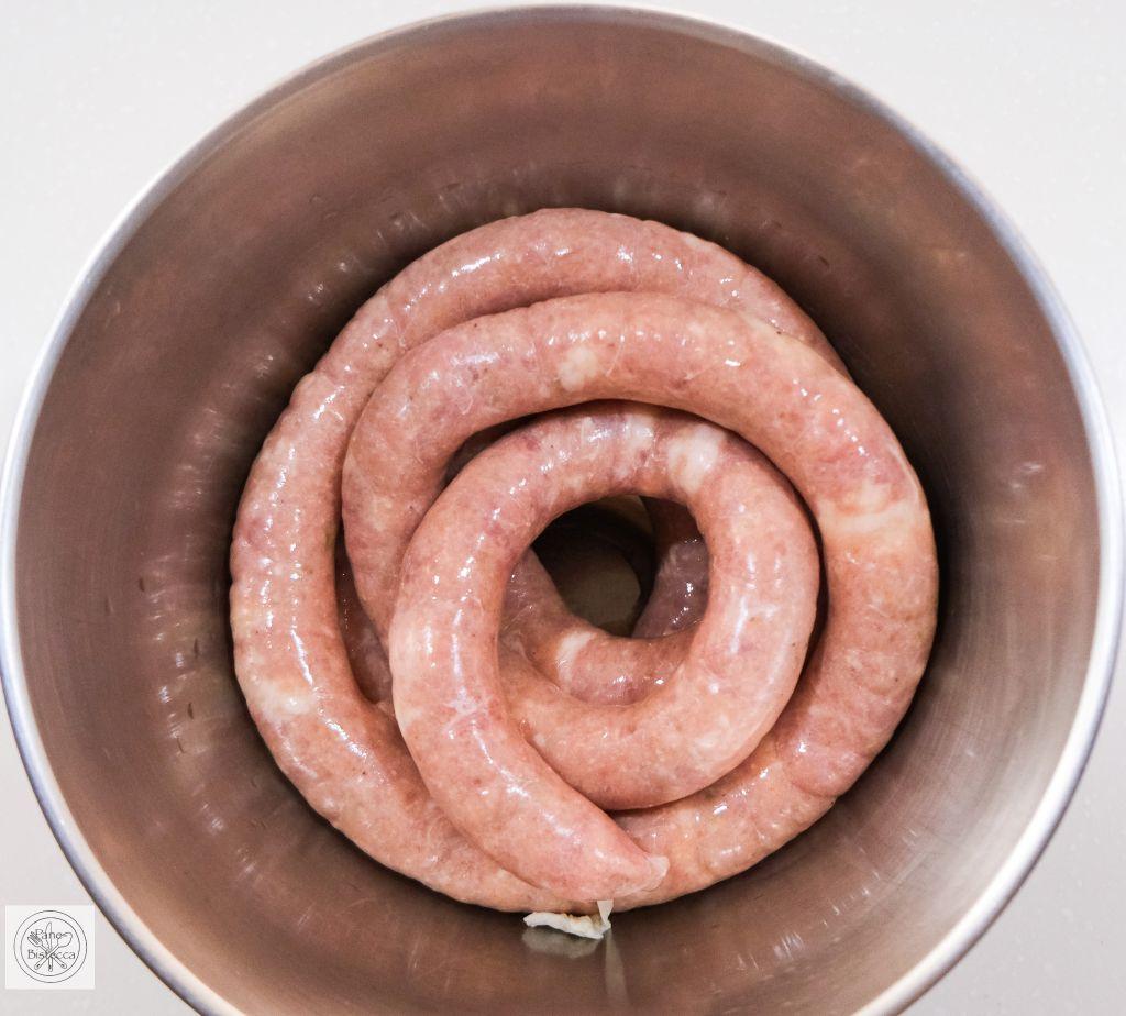 Rezeptbild: Selbstgemachte Italienische Luganega Bratwurst