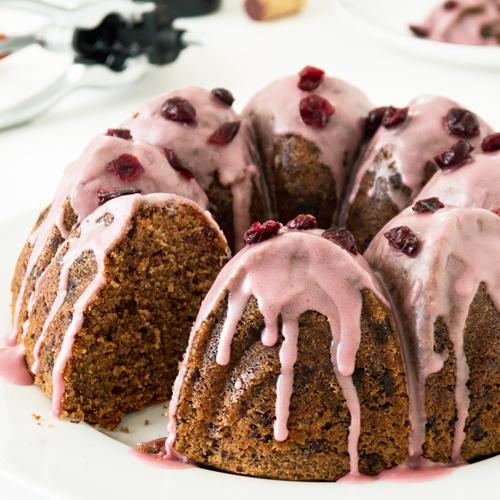Rezeptbild: Cranberry-Schoko Rotweinkuchen